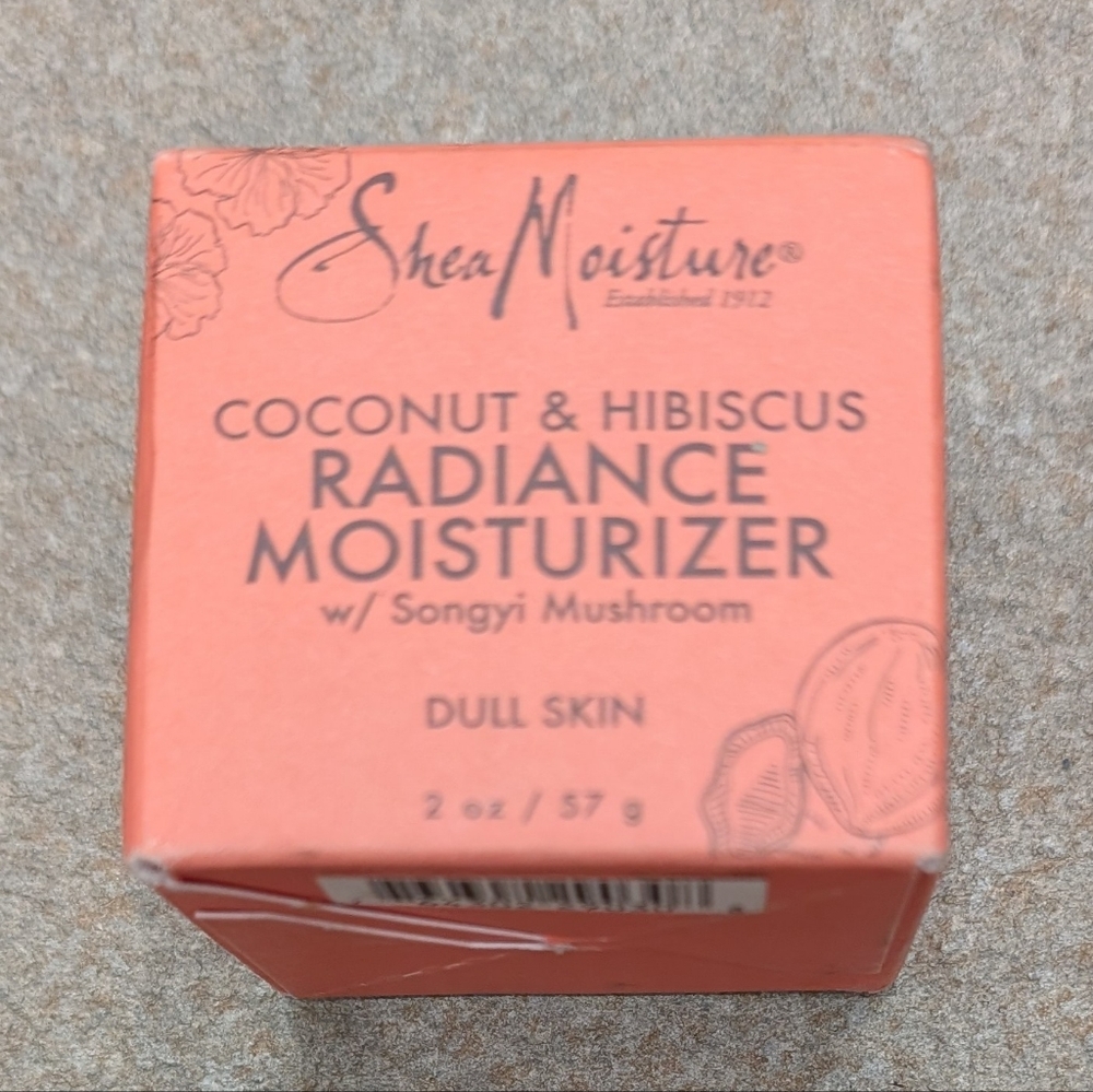 NEW Shea Moisture Coconut Hibiscus Radiance Moisturizer w/ Songyi Mushroom for D